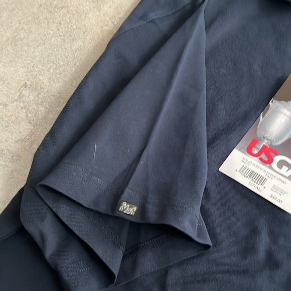 Brand New Ashworth 109th US Open Bethpage Black navy polo USGA (Embroidered logo - Picture 8 of 11